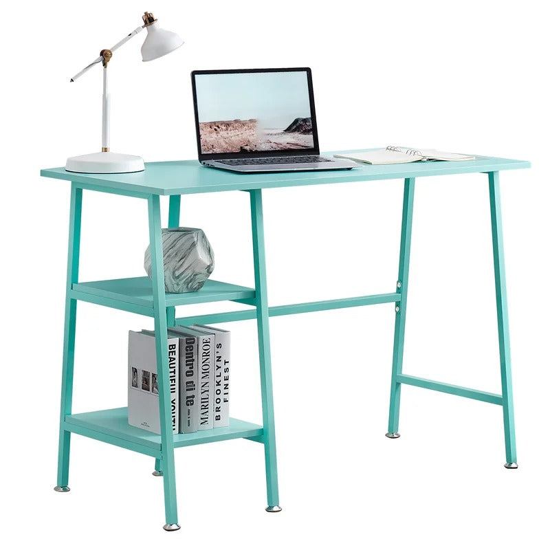 Computer Table: Blue 43'' Computer Desk