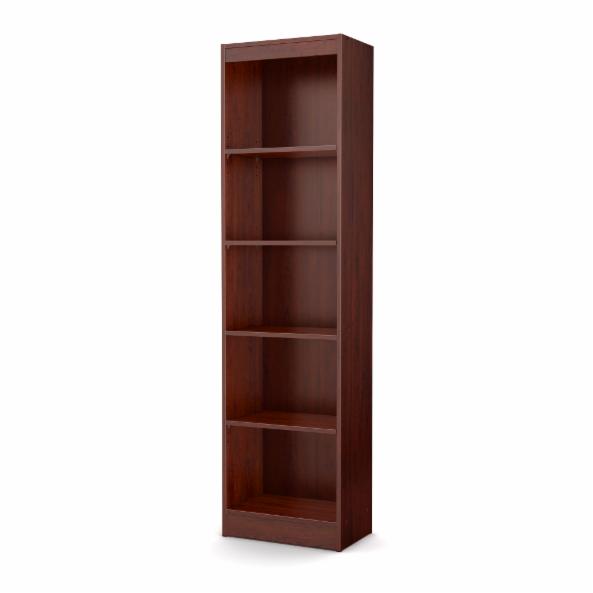 BookCase: Vennat 5-Shelf Narrow Bookcase