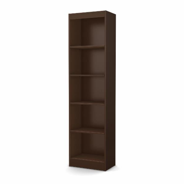 BookCase: Vennat 5-Shelf Narrow Bookcase