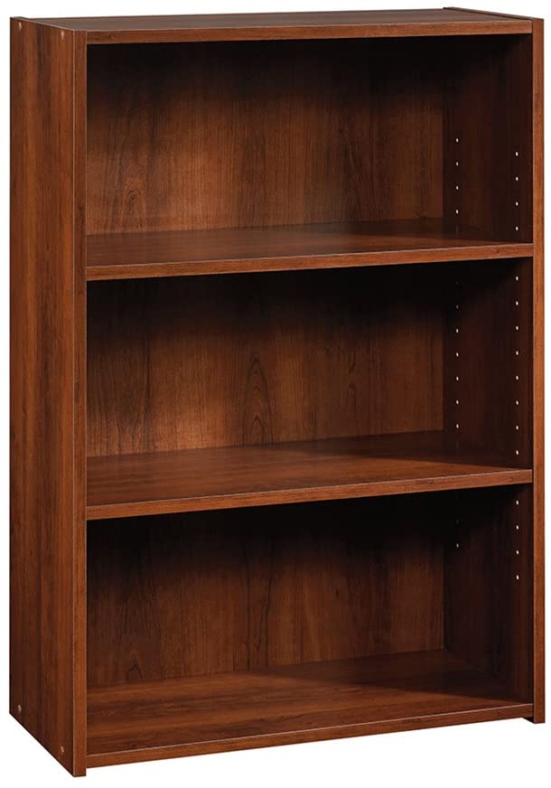 Bookshelf: Cherry finish 3-Shelf Bookcase  