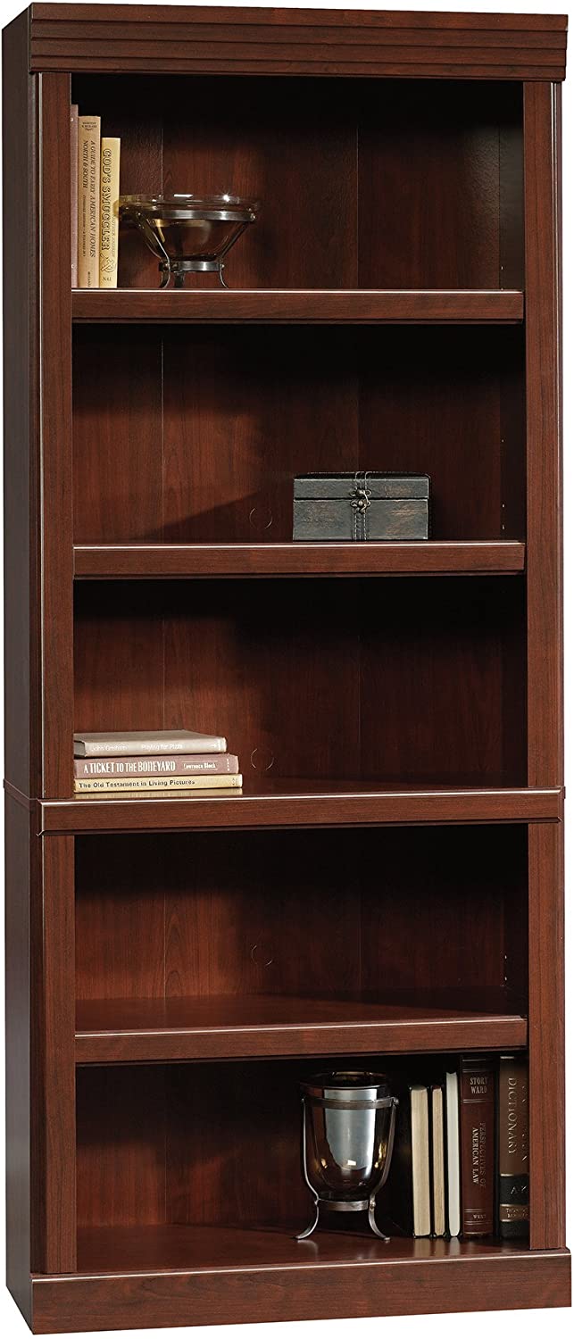 Bookshelf: Classic Cherry finish 3-Tier Open Shelf Bookcase
