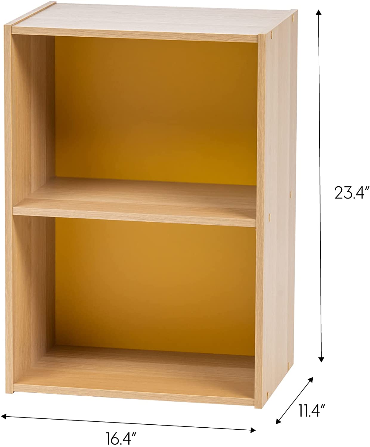 Small 2 store shelf bookshelf