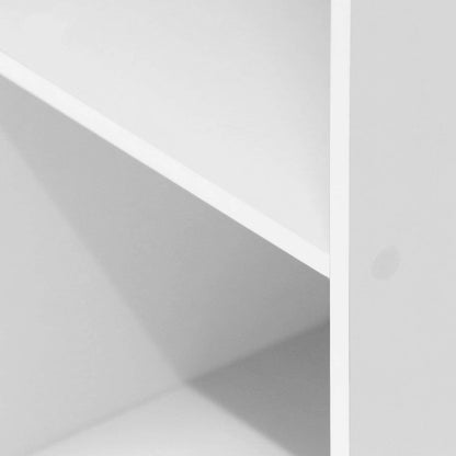 Bookshelf: White 3-Tier Open Shelf Bookcase