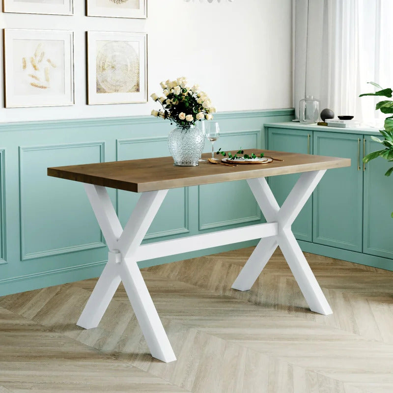 Breakfast Table: 4 Seater Wooden Dining Set