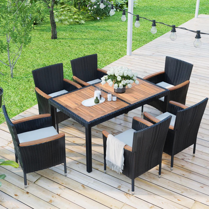 Breakfast table online set for 6