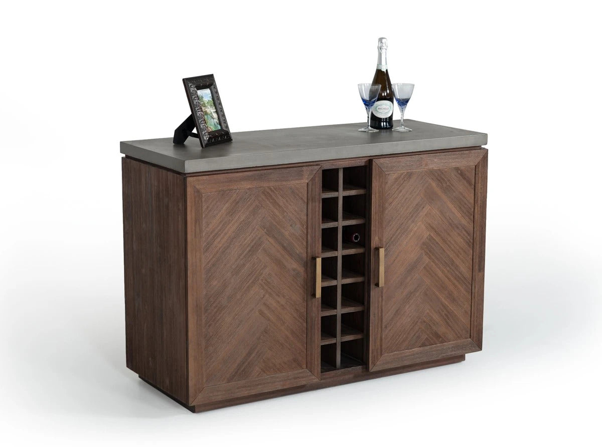Buffet Table MAC Concrete Wine Cabinet