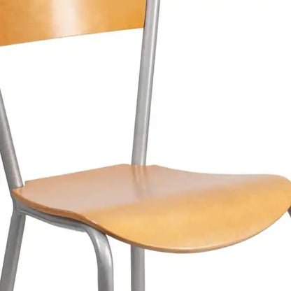 Cafe Chair: 19.5 in. Metal Restaurant Chair