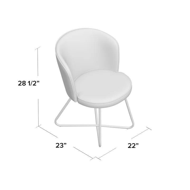 Cafe Chair: Beige Velvet Metal Wingback, Restaurant Chair – GKW Retail