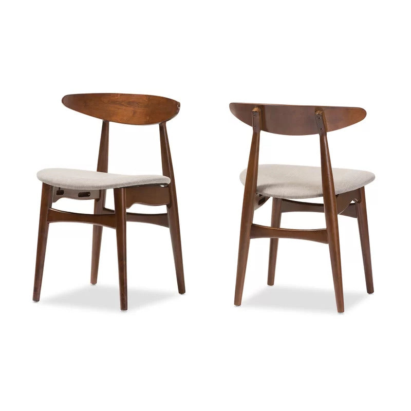Cafe Chair: Brown Restaurant Chair (Set of 2)