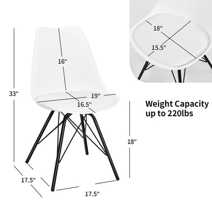 Cafe Chair: Side Restaurant Chair (Set of 2)