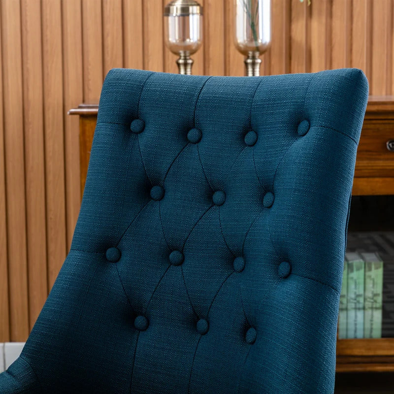 Cafe Chair: Tufted Velvet Chair 