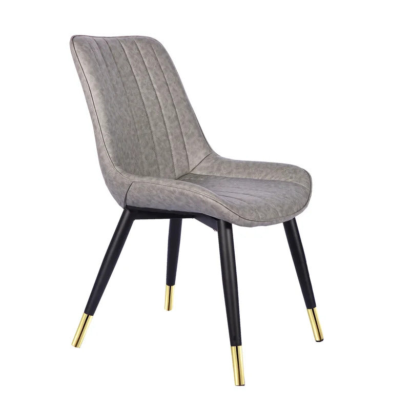 Cafe Chair: Upholstered Side Chair