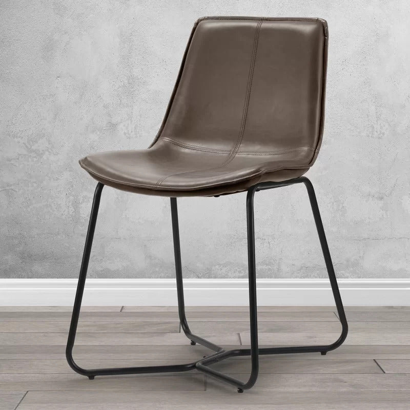 Cafe Chair: Upholstered Side Restaurant Chair 