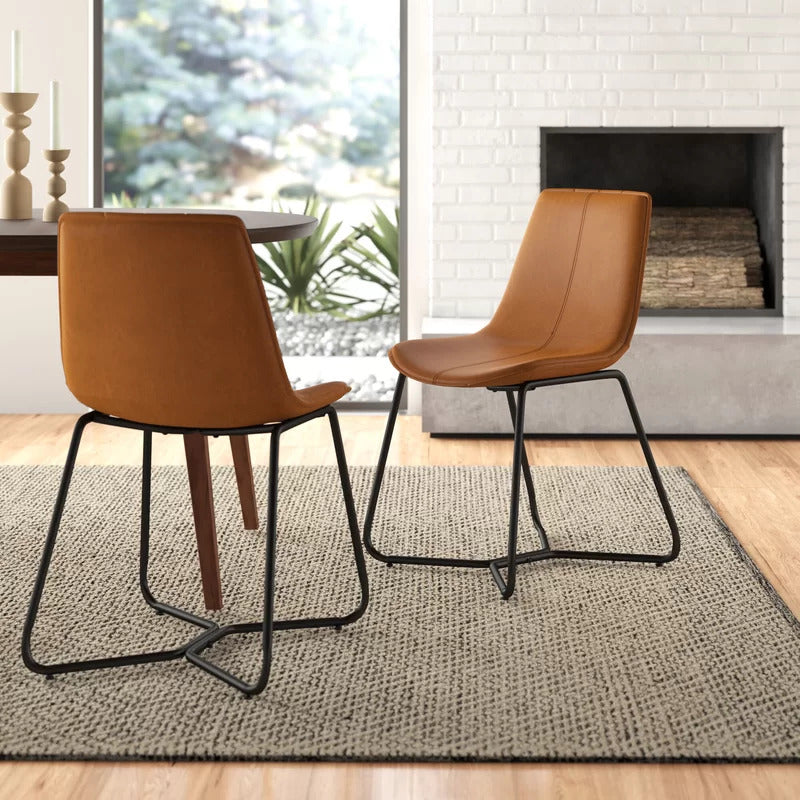 Cafe Chair: Upholstered Side Restaurant Chair 