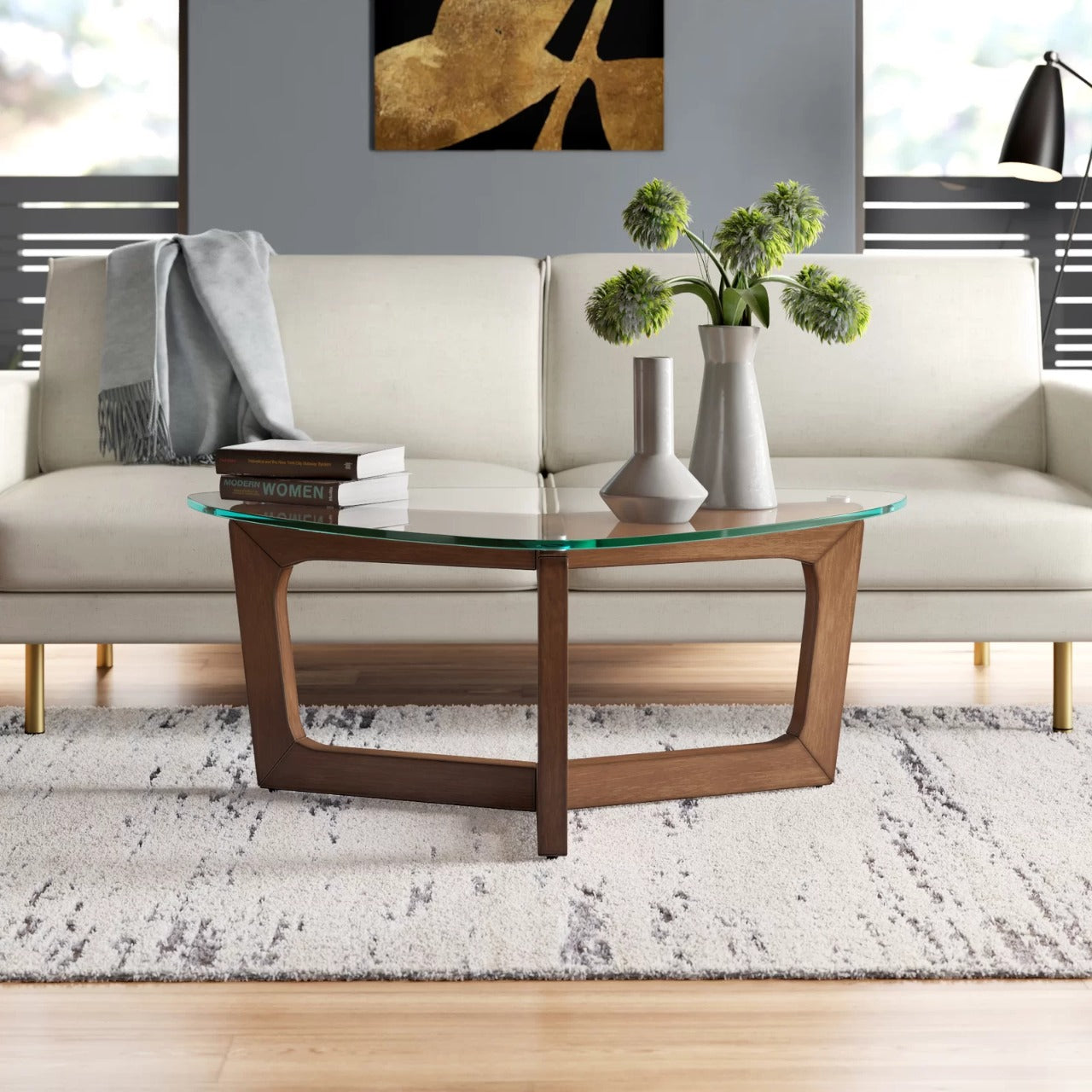 Wooden Center Table Glass Top 8 Model Center Table With Glass Top