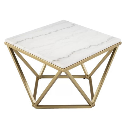 Center Table: Marble Top Center Coffee Table