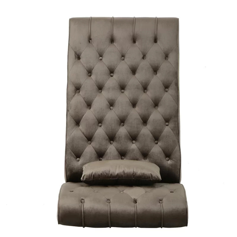 Chaise Lounge: Andrews Tufted Armless Chaise Lounge Chair
