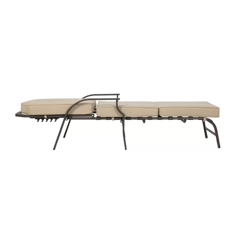 Chaise Lounge: Artime 82'' Long Reclining Single Chaise with Cushions