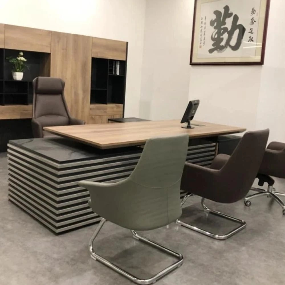 Computer Desk : Trendy Luxury Multi-functional Computer Desk
