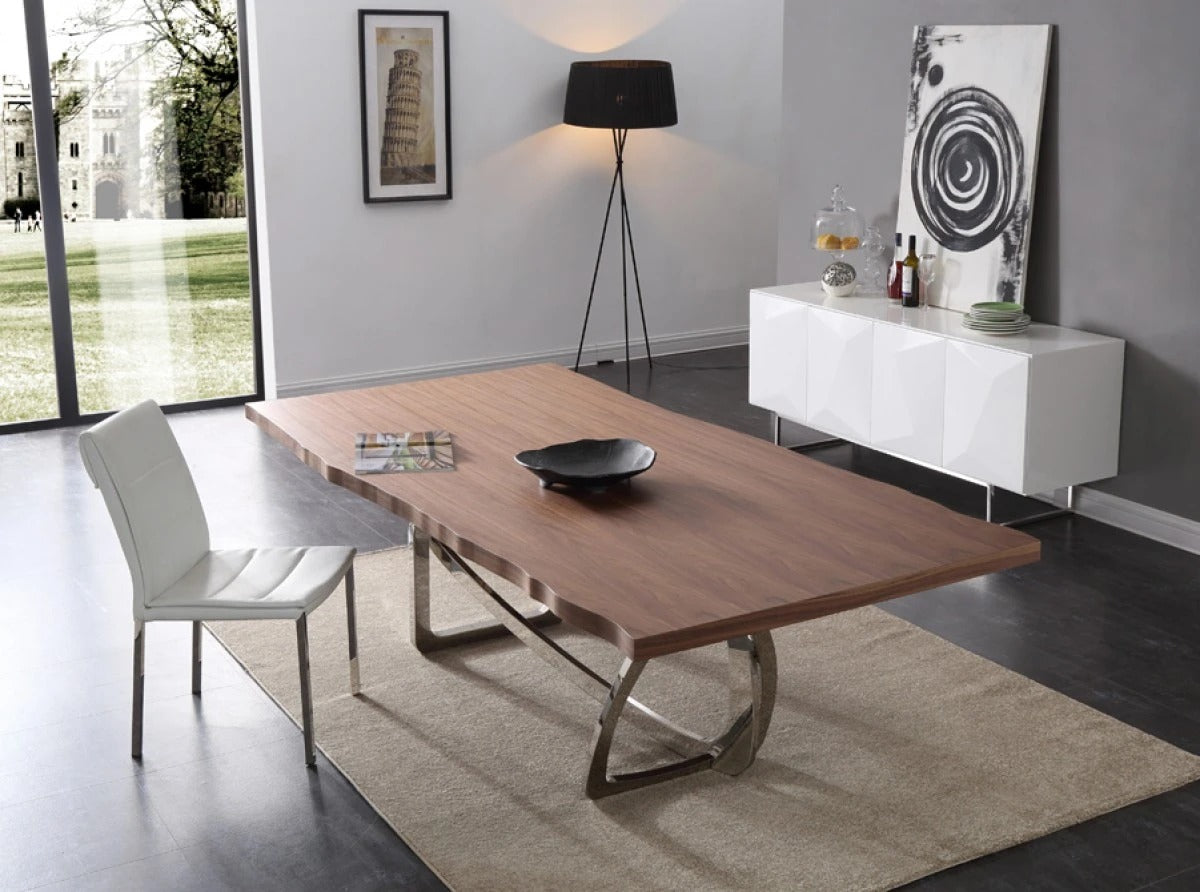 Dining Table: Jany Tainless Steel Dining Table
