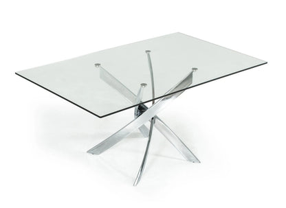 Dining Table: Glass Dining Table