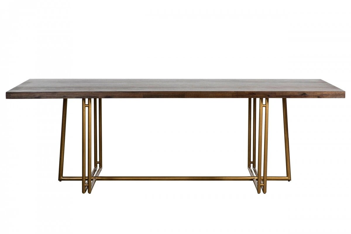 Dining Table: Brass Dining Table