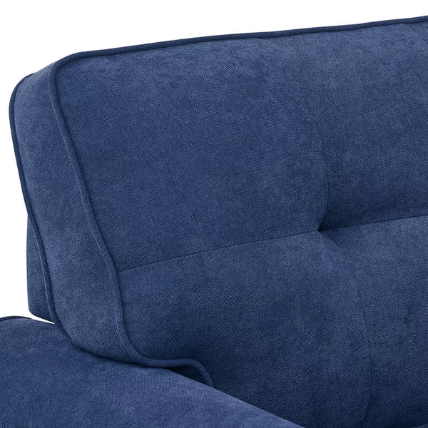 Chaise Lounge Calma Tufted Two Arms Rolled Design Chaise Lounge