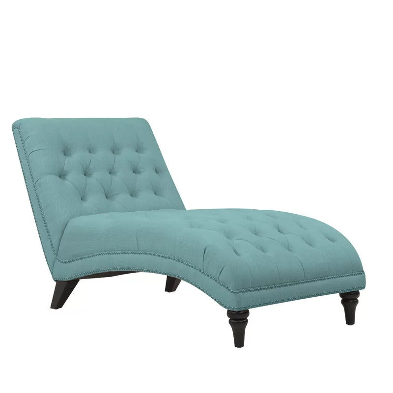 Chaise Lounge: Dannely Tufted Armless Chaise Lounge Chair