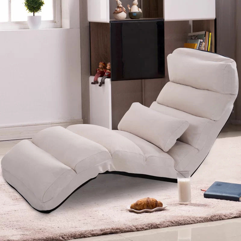 Chaise Lounge: Denchev Tufted Armless Chaise Lounge Chair