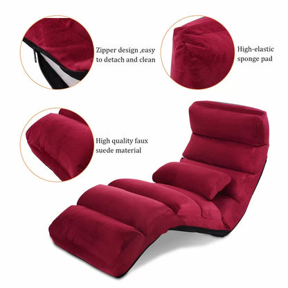 Chaise Lounge: Denchev Tufted Armless Chaise Lounge Chair