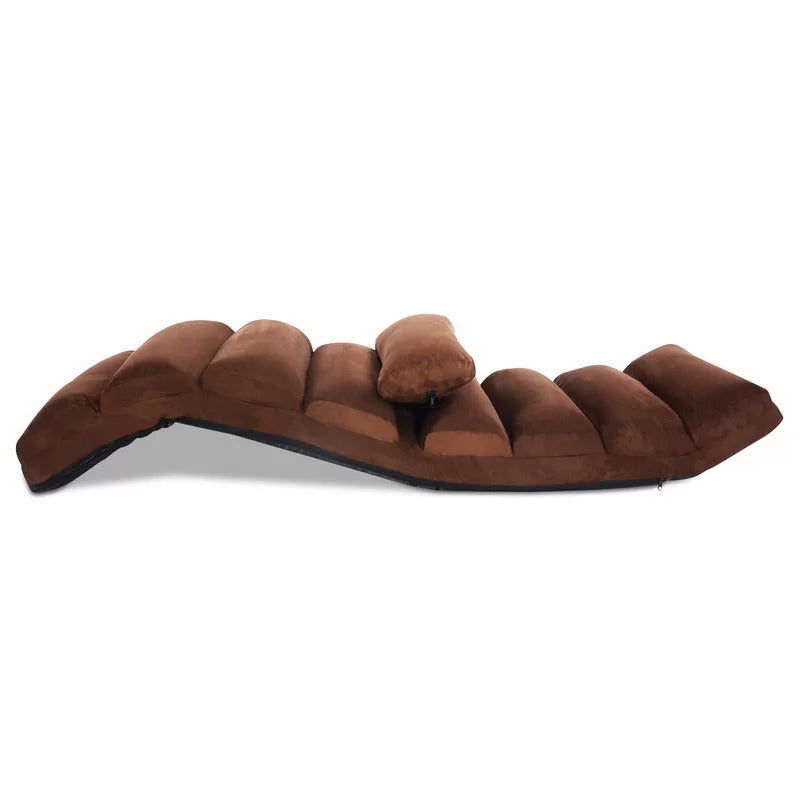 Chaise Lounge: Denchev Tufted Armless Chaise Lounge Chair