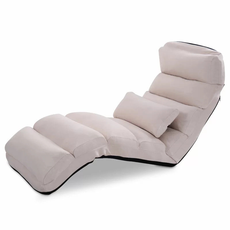 Chaise Lounge: Denchev Tufted Armless Chaise Lounge Chair