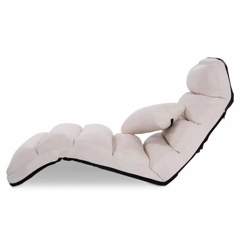 Chaise Lounge: Denchev Tufted Armless Chaise Lounge Chair