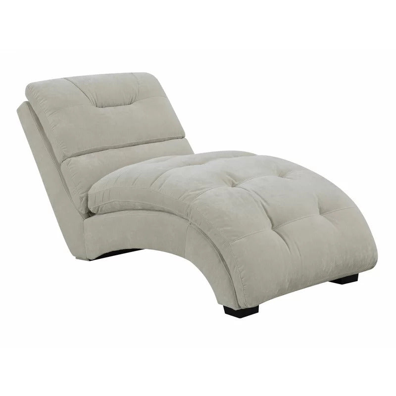 Chaise Lounge: Fuhr Tufted Armless Chaise Lounge