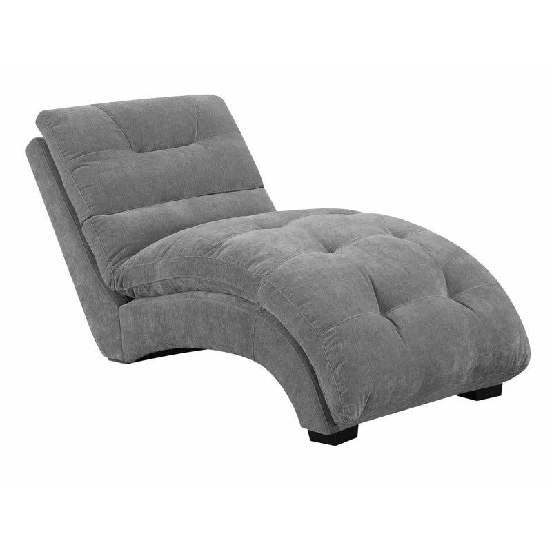 Chaise Lounge: Fuhr Tufted Armless Chaise Lounge