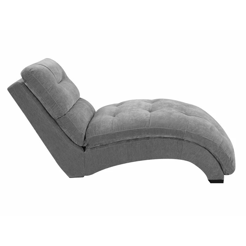 Chaise Lounge: Fuhr Tufted Armless Chaise Lounge