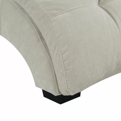 Chaise Lounge: Fuhr Tufted Armless Chaise Lounge