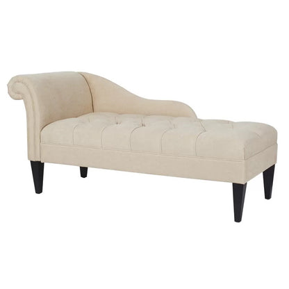 Chaise Lounge: Full Tufted Right-Arm Chaise Lounge