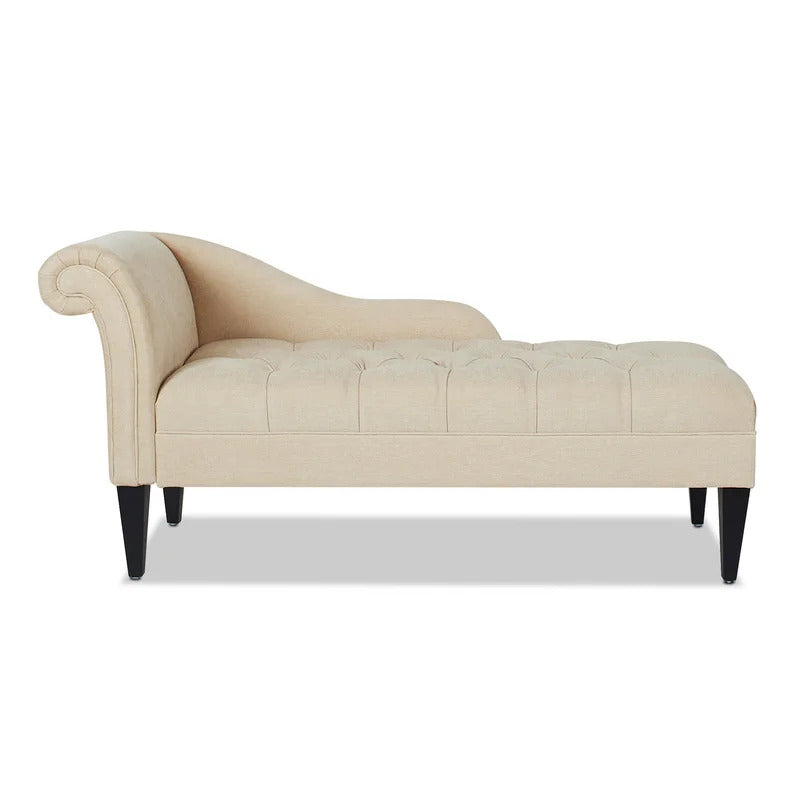 Chaise Lounge: Full Tufted Right-Arm Chaise Lounge