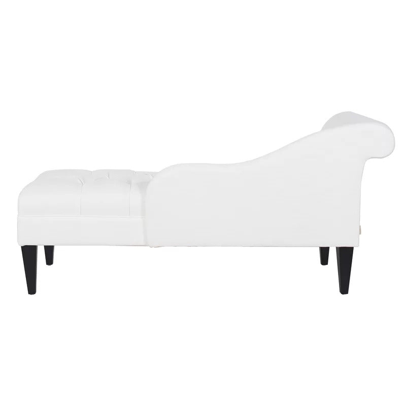 Chaise Lounge: Full Tufted Right-Arm Chaise Lounge