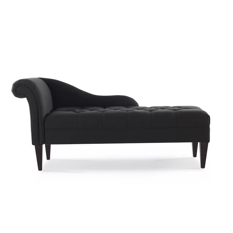 Chaise Lounge: Full Tufted Right-Arm Chaise Lounge