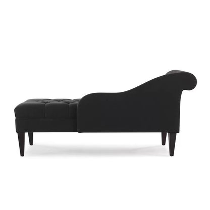 Chaise Lounge: Full Tufted Right-Arm Chaise Lounge