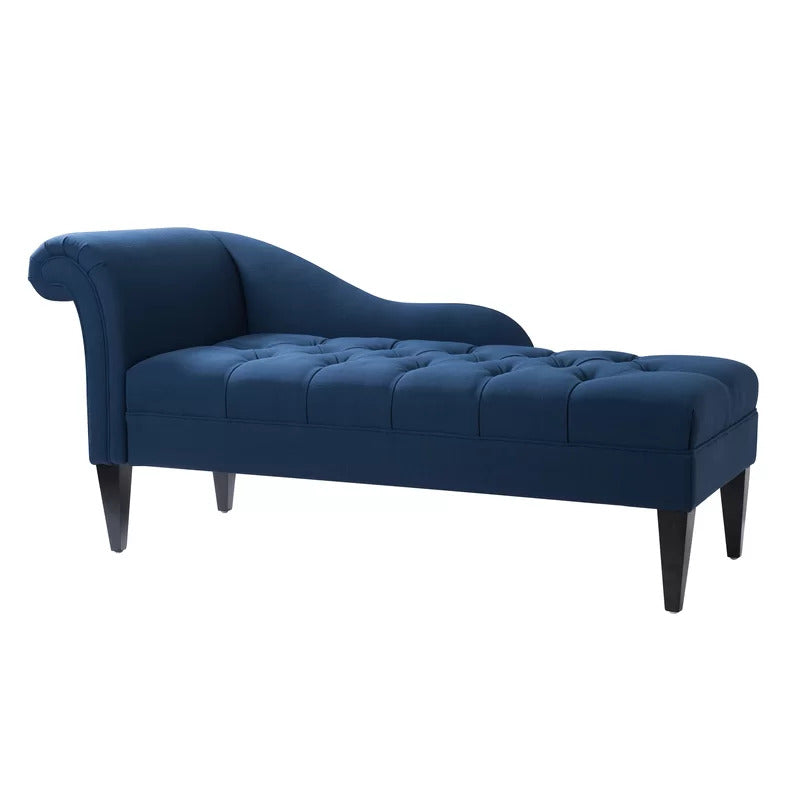 Chaise Lounge: Full Tufted Right-Arm Chaise Lounge