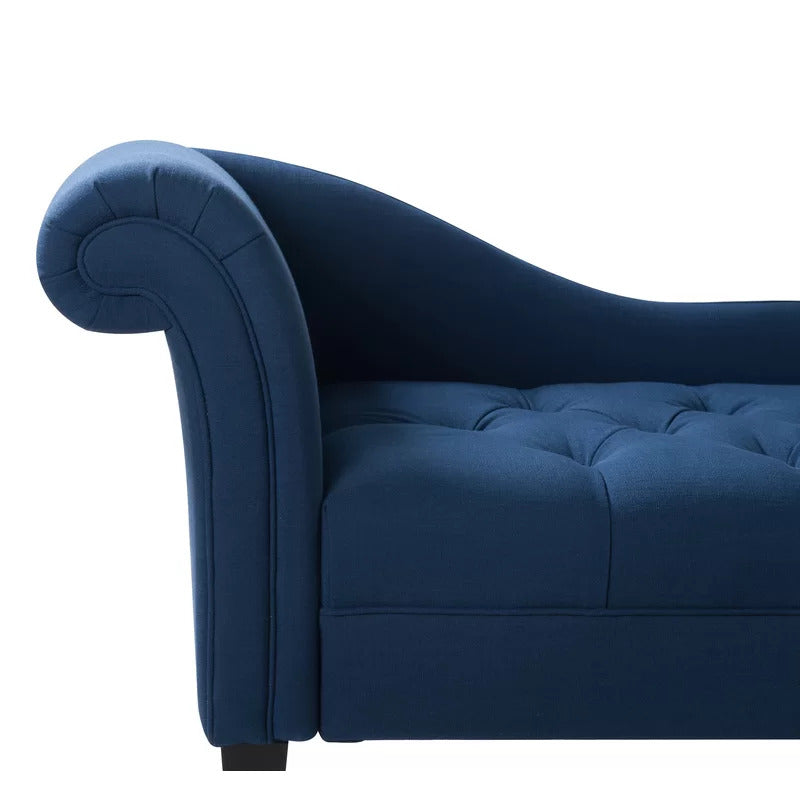 Chaise Lounge: Full Tufted Right-Arm Chaise Lounge