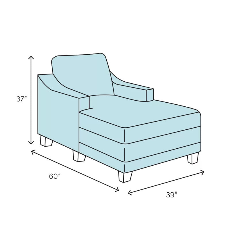 Chaise Lounge: Lugent Two Arms Chaise Lounge Chair