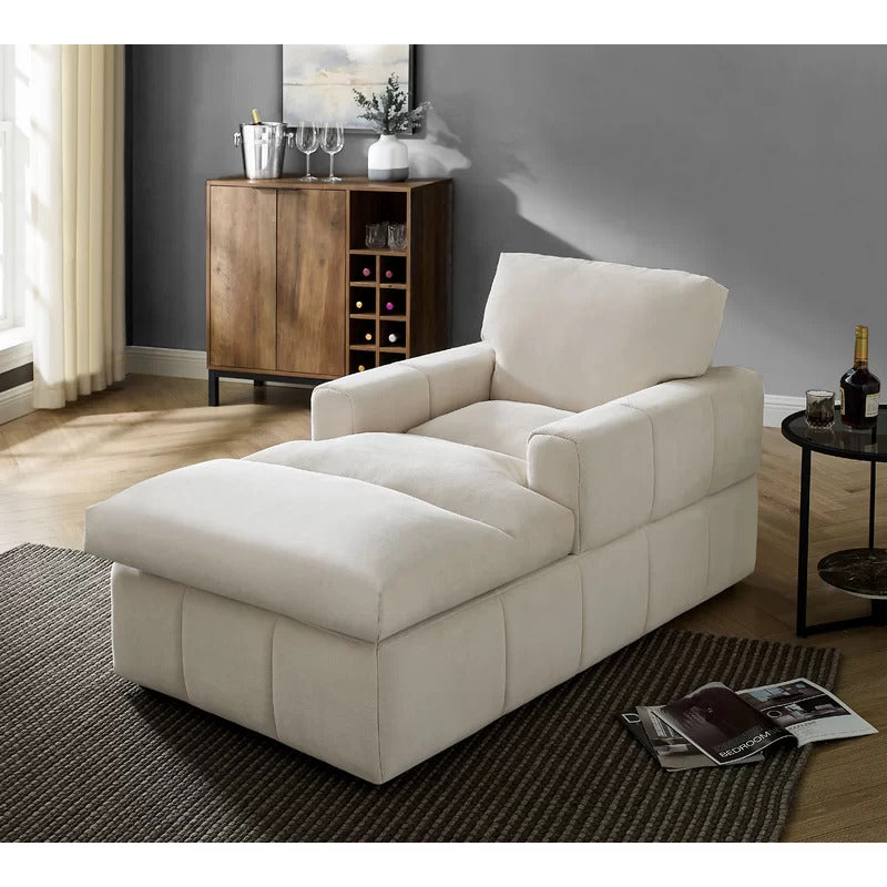 Square store chaise lounge