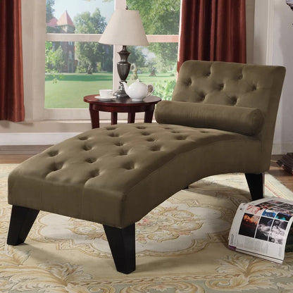 Chaise Lounge: Mcfarland Tufted Armless Chaise Lounge