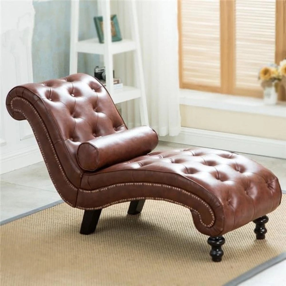 Chaise Lounge: Patio Chaise Lounge Sofa With Pillow For Living Room Furniture
