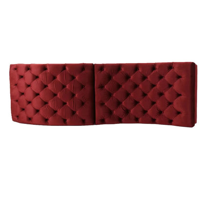 Chaise Lounge: Rojo Tufted Armless Chaise Lounge Chair