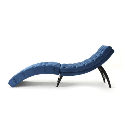 Chaise Lounge: Rojo Tufted Armless Chaise Lounge Chair